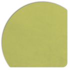 Vue détaillée du panneau d'incrustation Displine Alcantara® de couleur citron, avec un coin arrondi unique.