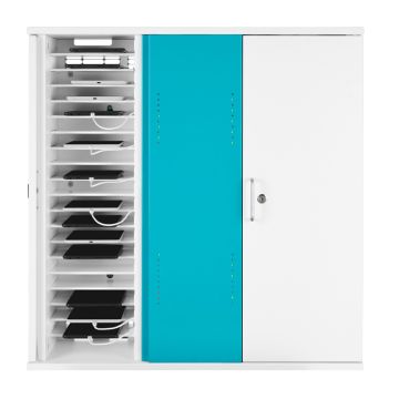 Zioxi armoire murale iPad Mini USB-C pour 40 iPad Mini - serrure à clé