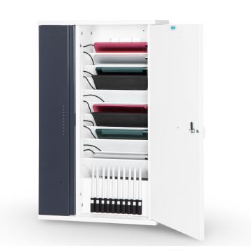 Zioxi iPad & Logitech Crayon armoire murale USB-C pour 10 iPads - serrure à clé