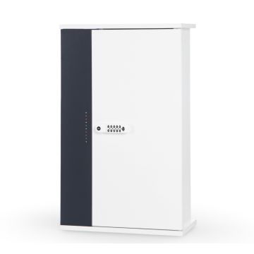Zioxi Armoire murale USB-C pour iPad et Apple Pencil Lightning pour 10 iPad - serrure à code numérique