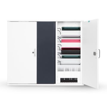 Zioxi OnView iPad & stylet USB-C armoire murale USB-C pour 20 iPads - serrure à clé