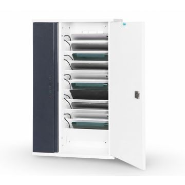 Zioxi tablet USB-C wandkast incl. USB-C kabels voor 10 tablets - RFID slot