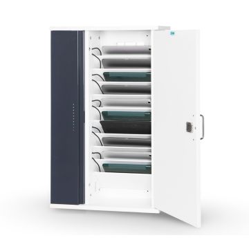 Zioxi OnView tablet USB-C wandkast voor 10 tablets - sleutelslot