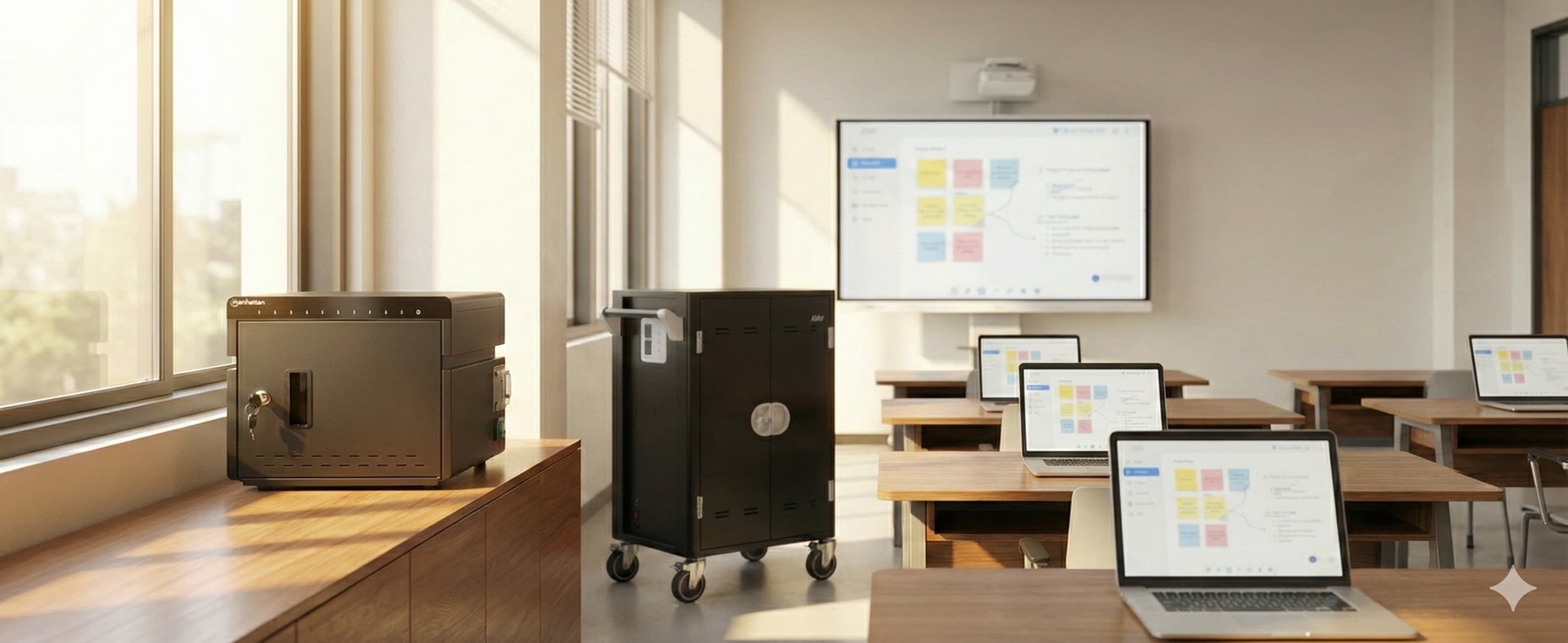 Chariot de recharge vs. Armoire de recharge : Quelle solution de recharge convient à ta situation ?